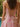 Floral Bodice Strapless Backless Lace Up Mini A-Line Summer Dress in Pink Floral