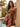 Floral Bodice Strapless Backless Lace Up Mini A-Line Summer Dress in Red Floral
