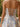 Floral Bodice Strapless Backless Lace Up Mini A-Line Summer Dress in Sky Blue Floral