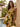 Floral Bodice Strapless Backless Lace Up Mini A-Line Summer Dress in Yellow Floral