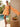 Satin A-Line Strapless Homecoming Dresses With Scarf in Orange