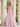 Pink Strapless Sparkly Corset Satin Backless Maxi A-Line Prom Dress