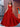 Tank Top Boned V Neck Ball Gown Prom Dress-Red