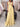 Tank Top Boned V Neck Ball Gown Prom Dress - Yellow