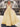 Tank Top Boned V Neck Ball Gown Prom Dress - Yellow