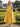 Ankel Boned Bodice Pleats Prom Bridal Gown With Pocket - Marigold