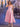 Ankel Boned Bodice Pleats Prom Bridal Gown With Pocket - Pink