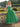 Ankel Boned Bodice Pleats Prom Bridal Gown With Pocket - Emerald Green