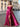 Off Shoulder Crystal Split Long Prom Dress With Pocket - Hot Pink
