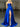 Strapless Bodice Split Prom Dress With Pocket - Royal Blue