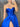 Strapless Bodice Split Prom Dress With Pocket - Royal Blue