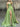 Strapless Bodice Split Prom Dress With Pocket - Sage Green