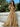 Off Shoulder Sequin Pleated Satin A-Line Prom Dress Long With Split - Gold