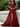 Off Shoulder Sequin Pleated Satin A-Line Prom Dress Long With Split - Red