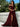 Off Shoulder Sequin Pleated Satin A-Line Prom Dress Long With Split - Burgundy