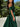 Off Shoulder Sequin Pleated Satin A-Line Prom Dress Long With Split - Emerald Green