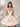 Bow Shoulder Bodice Mini Ball Gown Prom Dress - Champagne