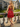 Sparkly Hot Fix Boned Layered Mini Ball Gown Prom Dress in Red