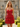 Sparkly Hot Fix Boned Layered Mini Ball Gown Prom Dress in Red