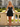 Sparkly Hot Fix Boned Layered Mini Ball Gown Prom Dress in Black