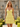 Sparkly Hot Fix Boned Layered Mini Ball Gown Prom Dress in Yellow