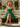 Sparkly Hot Fix Boned Layered Mini Ball Gown Prom Dress in Emerald Green