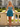 Sparkly Hot Fix Boned Layered Mini Ball Gown Prom Dress in Teal