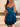 Sparkly Hot Fix Boned Layered Mini Ball Gown Prom Dress - Peacock Blue