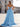 Halter Corset Pleated Backless A-Line Long Prom Dress With Pockets - Baby Blue
