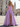 Halter Corset Pleated Backless A-Line Long Prom Dress With Pockets - Lilac