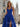 Halter Corset Pleated Backless A-Line Long Prom Dress With Pockets - Royal Blue