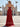 Sparkly Beading Illusion Spaghetti Shoulder Straps Mermaid Long Prom Dress - Red