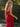 Sparkly Beading Illusion Spaghetti Shoulder Straps Mermaid Long Prom Dress in Red