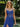 Sparkly Beading Illusion Spaghetti Shoulder Straps Mermaid Long Prom Dress in Royal Blue