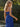 Sparkly Beading Illusion Spaghetti Shoulder Straps Mermaid Long Prom Dress in Royal Blue