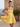 Sweetheart Bodice Mini A-Line Homecoming Dress in Yellow