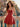 Sparkly Beading Ruched Bodice Short A-Line Hoemcoming Dress in Red