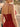 Sparkly Beading Ruched Bodice Short A-Line Hoemcoming Dress in Red