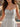 Sparkly Beading Ruched Bodice Short A-Line Hoemcoming Dress in Silver