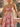 Strapless Sweetheart Floral Bodice Long Ball Gown Formal Prom Dress in Red Floral