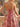 Strapless Sweetheart Floral Bodice Long Ball Gown Formal Prom Dress in Red Floral