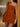 Hand Made Flower Satin Mini Ball Gown Prom Dress - Burnt Orange