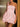 Hand Made Flower Satin Mini Ball Gown Prom Dress - Blush Pink