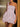 Hand Made Flower Satin Mini Ball Gown Prom Dress - Dirty Pink