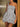 Hand Made Flower Satin Mini Ball Gown Prom Dress - Silver