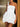 Hand Made Flower Satin Mini Ball Gown Prom Dress - White