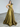 One Shoulder Ruched Big Bow Bodice Ball Gown Prom Dress - Olive Green
