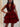Ruffle Halter Deep V-Neck Satin Mini Prom Dress - Burgundy