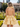 Ruffle Halter Deep V-Neck Satin Mini Ball Gown Prom Dress in Yellow
