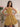 Puffy Boned Halter Bows Mini Ball Gown Prom Dress - Gold